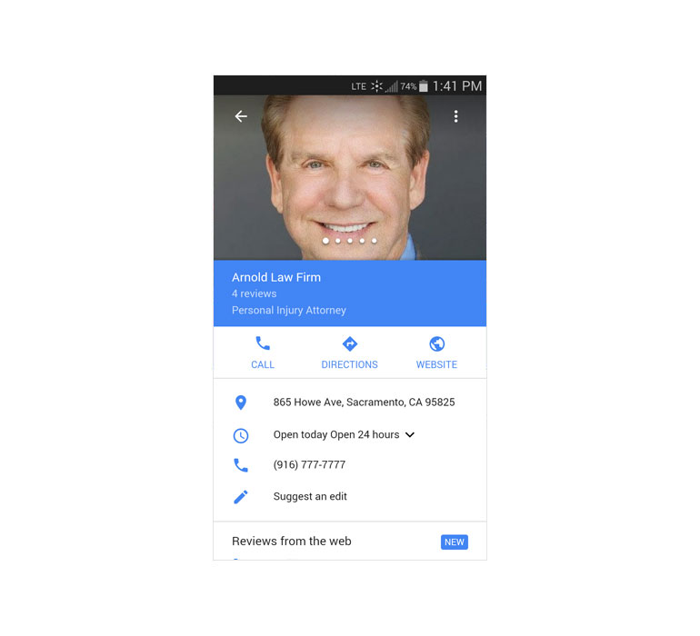 Google Review Mobile Step 2
