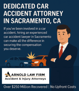 Car accident attorney in Sacramento, CA infographic