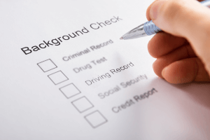 Background check document