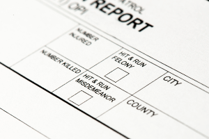 police report for a car crash