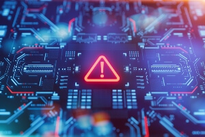 Photo illustration of a data breach