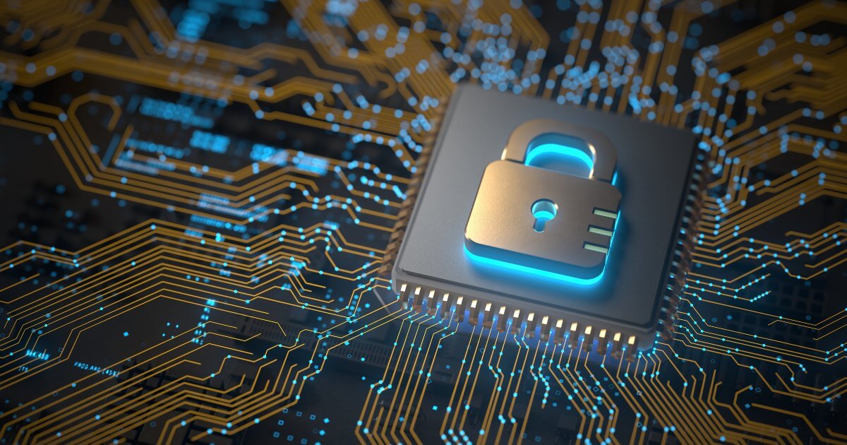 circuit board data breach graphic